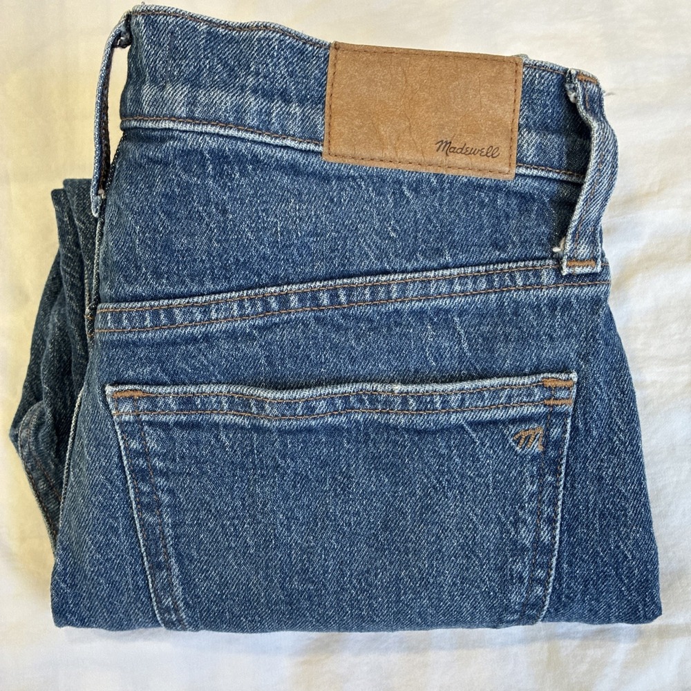 Madewell Women's 26 Perfect Vintage Blue Denim Jeans Medium Wash 5-Pocket - Picture 12 of 13